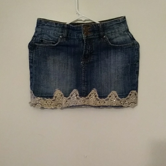 Jixidenim Jean Mini Skirt - Picture 1 of 4